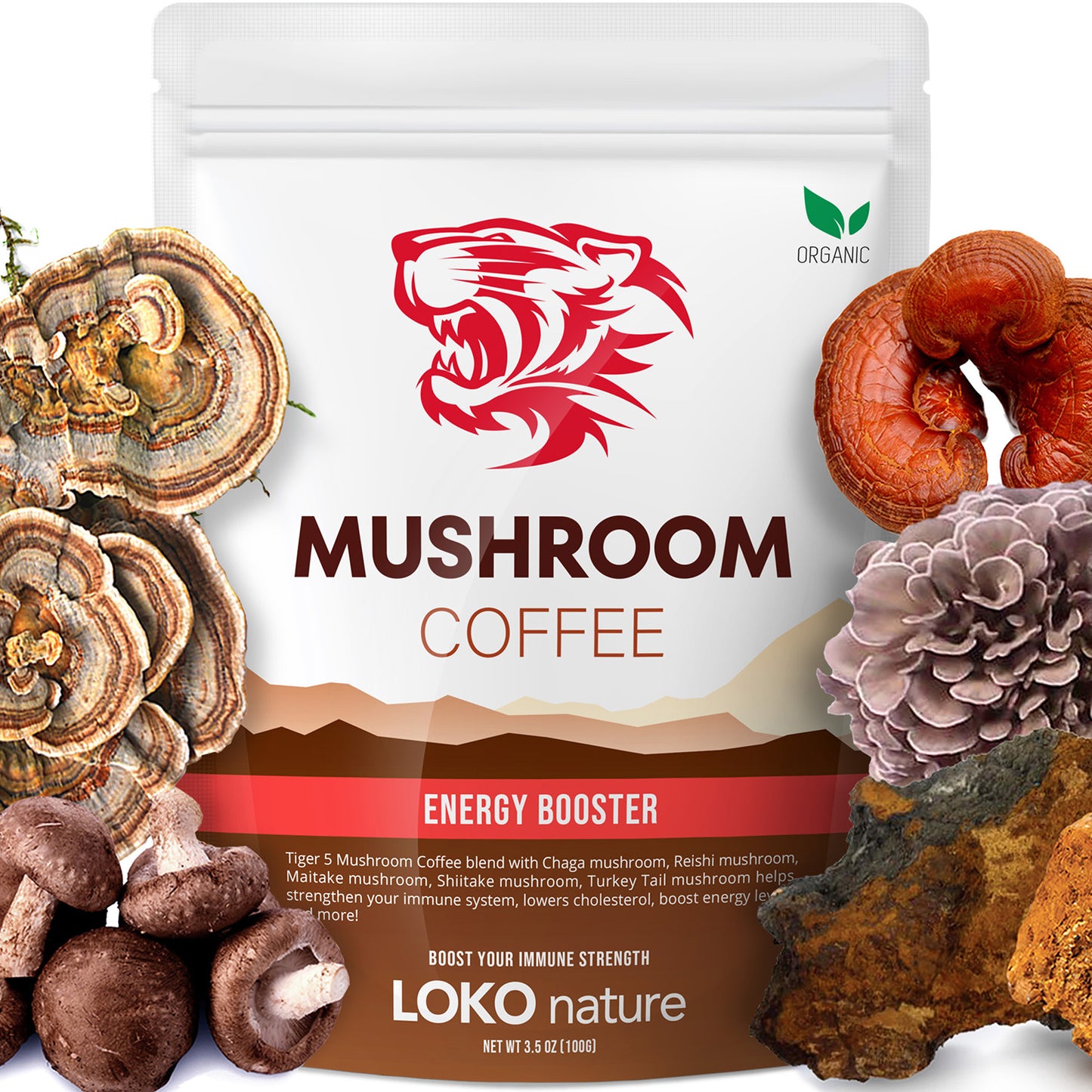 Tiger 5 Mushroom Coffee