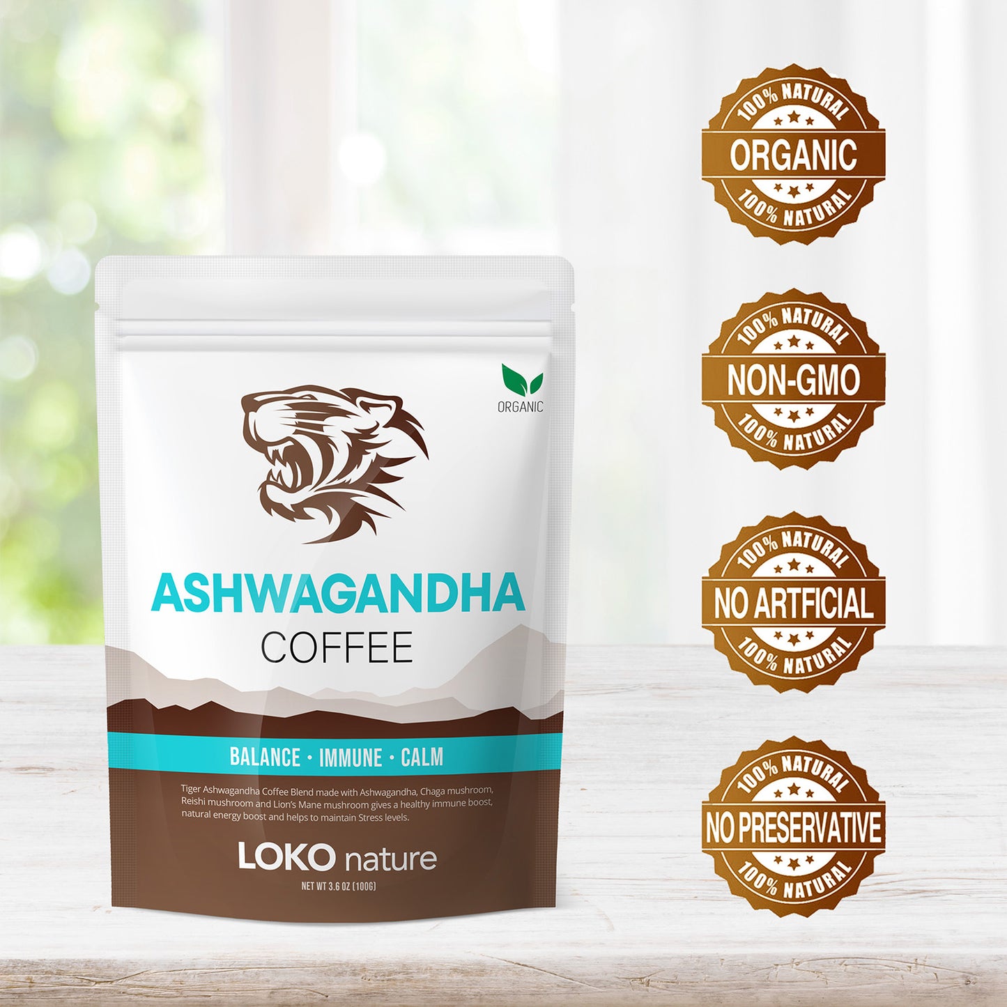 Tiger Ashwagandha Coffee